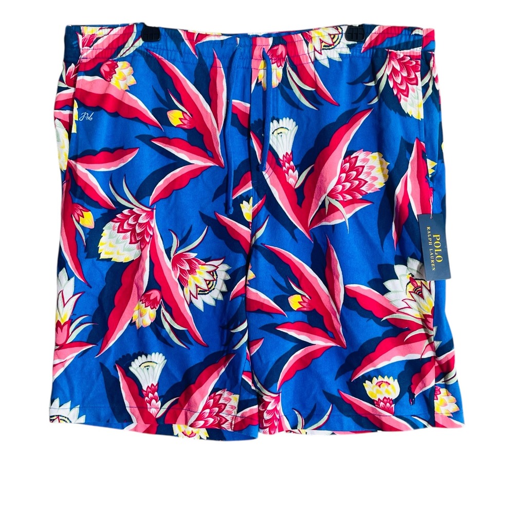 Polo Ralph Lauren Shorts Mens XXL Floral French Terry Spa Short NWT